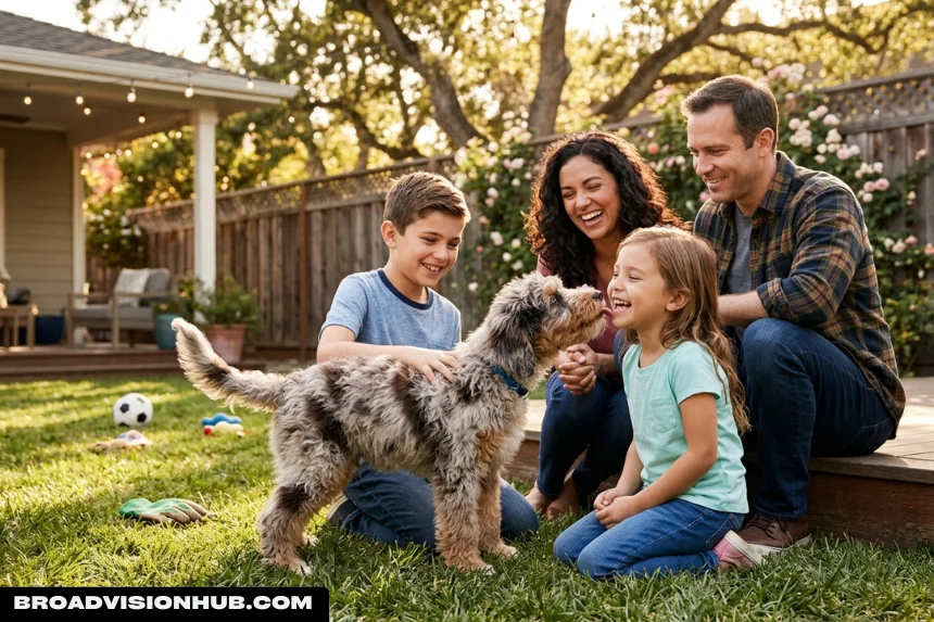 Are Mini Aussiedoodles Good Family Dogs