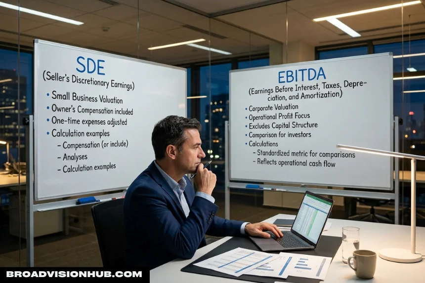 Decide Whether to Use SDE or EBITDA