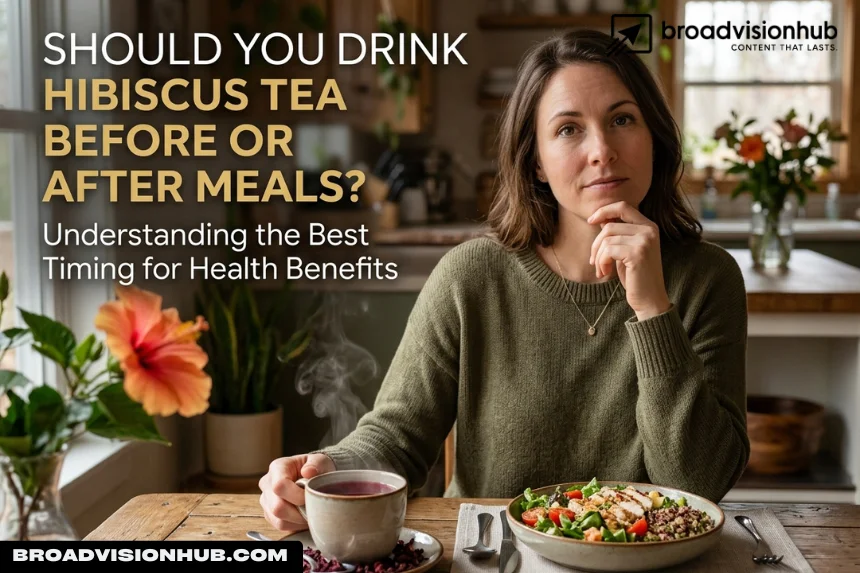 Should You Drink Hibiscus Tea Before or After Meals