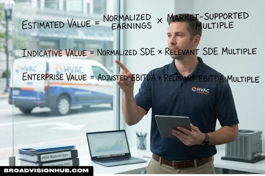 How to Value a Heating and Air Conditioning Business at a Glance