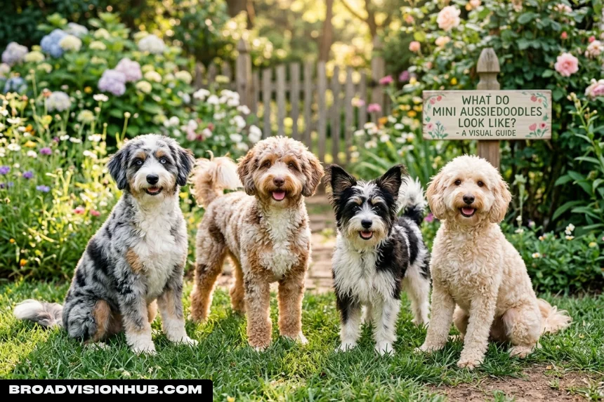 What Do Mini Aussiedoodles Look Like