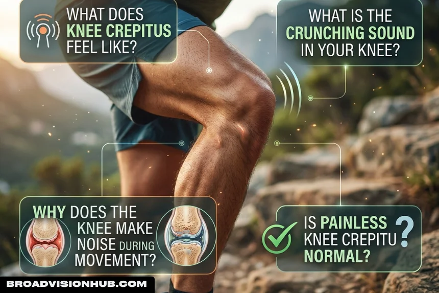 What Is the Crunching Sound in Your Knee?