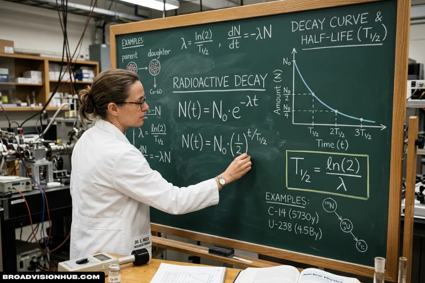 Radioactive Decay Formula