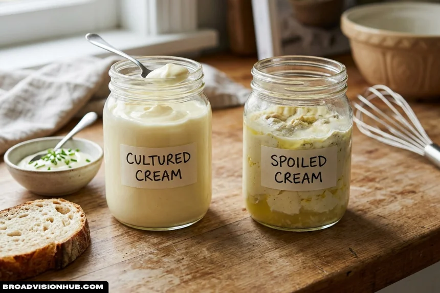 Cultured vs. Spoiled Cream