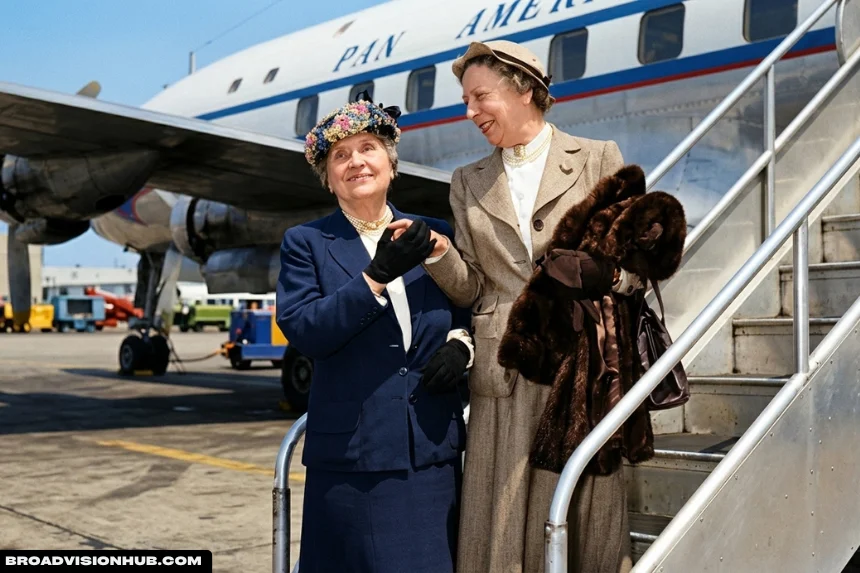 did Helen Keller fly a plane