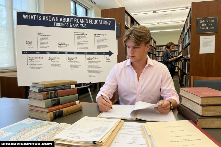 What Is Known About Roan’s Education?